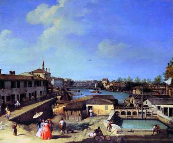 Canaletto : Dolo on the Brenta